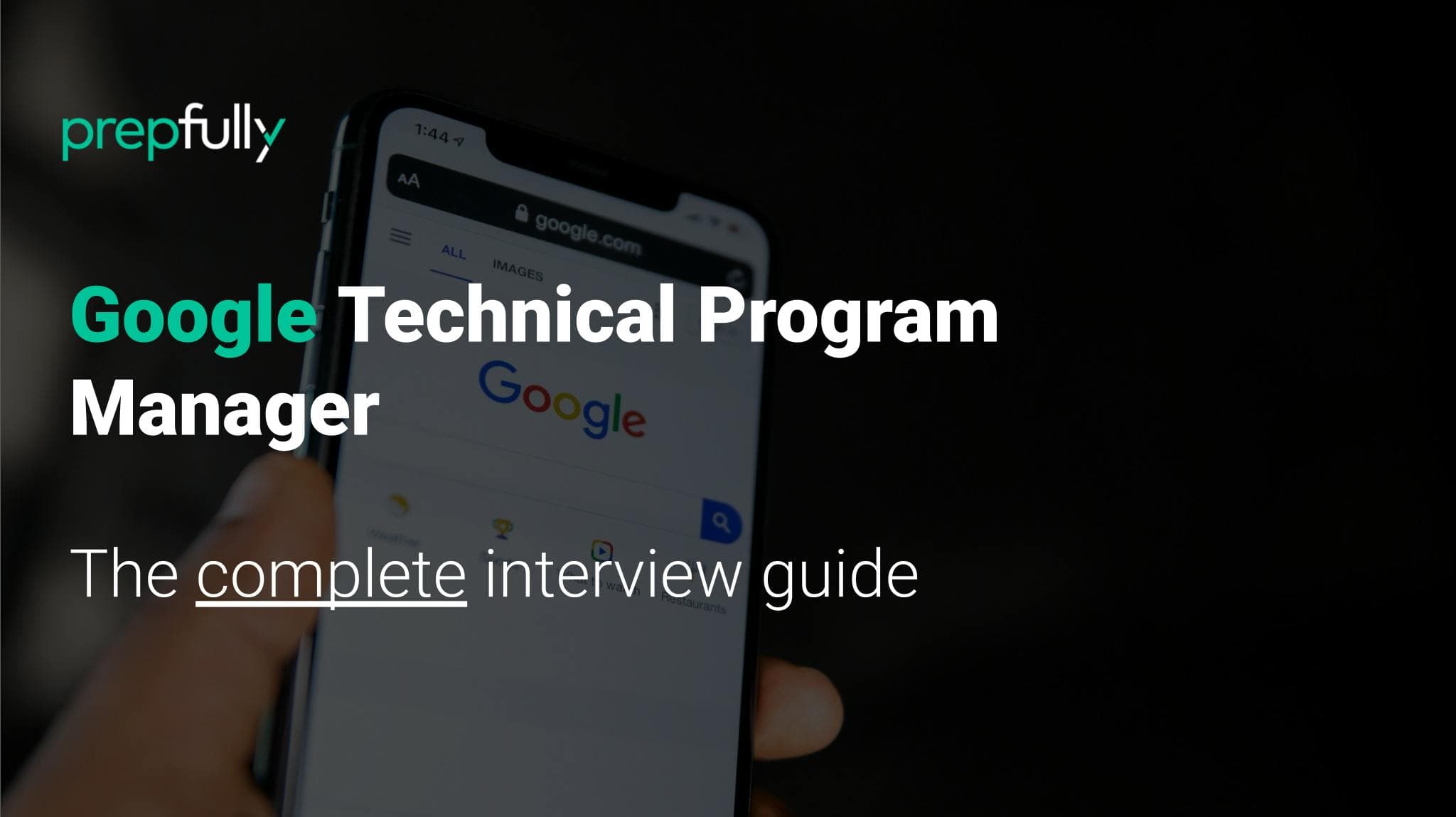 Interview guide for Google Technical Program Manager