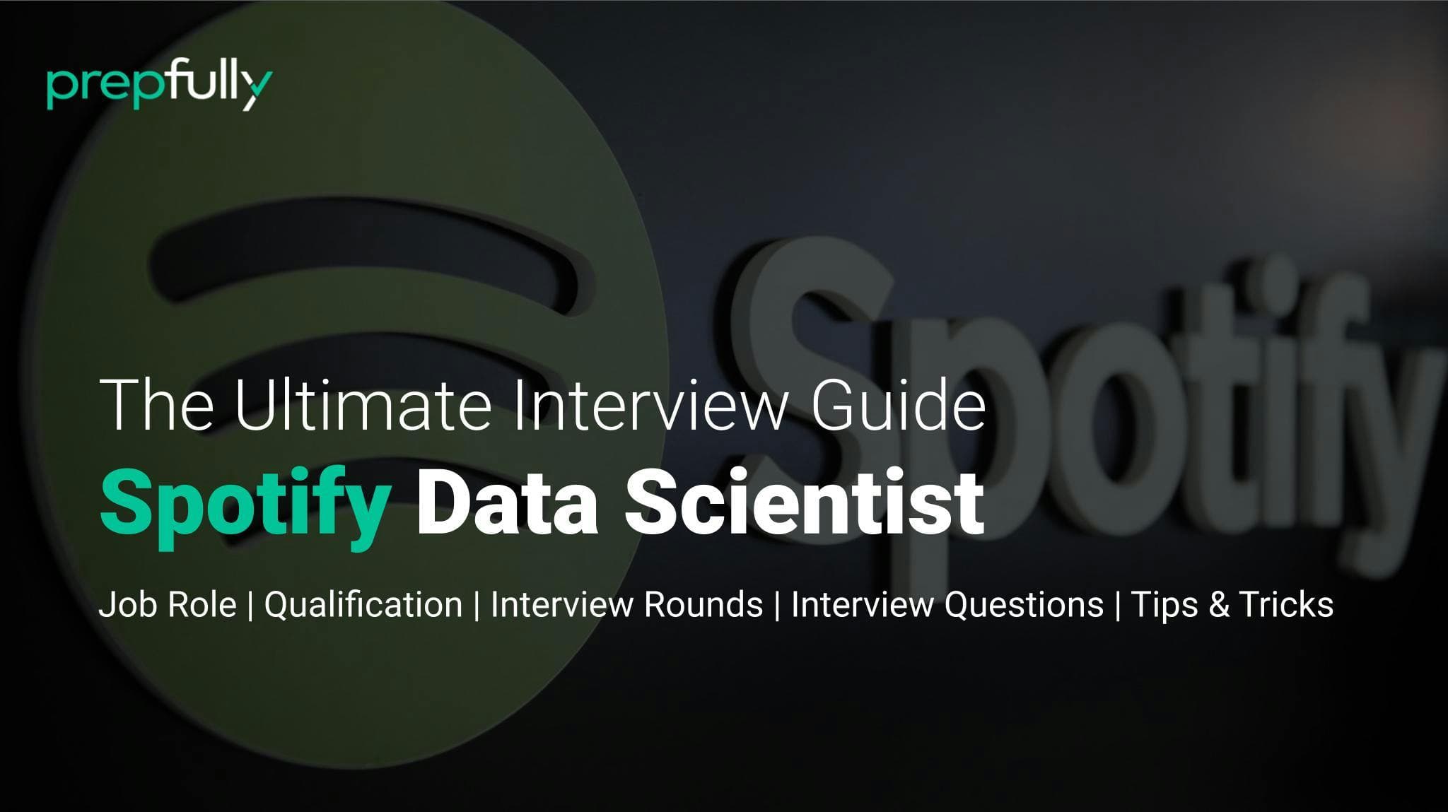 Interview guide for Spotify Data Scientist