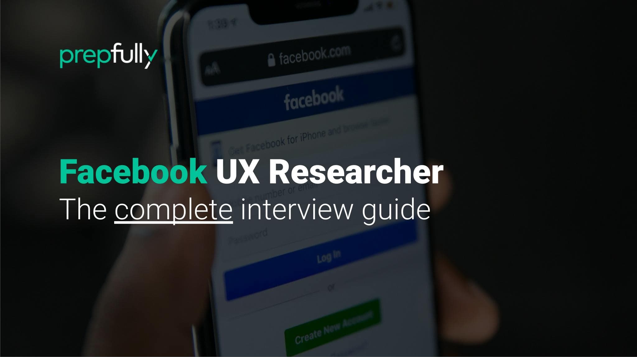 Interview guide for Facebook UX Researcher